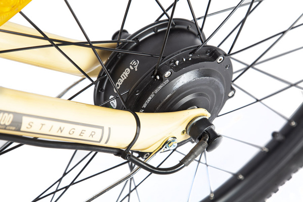 Велогибрид eltreco stinger victoria 26 (17", бежевый) 36v 250w